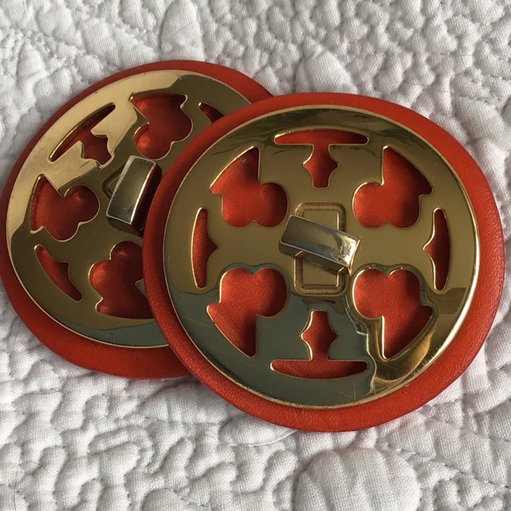 Gold and Orange Decorative Medallions - Picture 3 of 8
